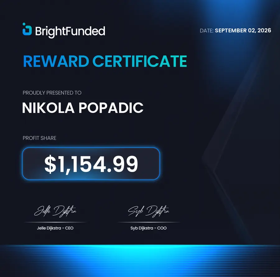 Screenshot Nikola posted with this result